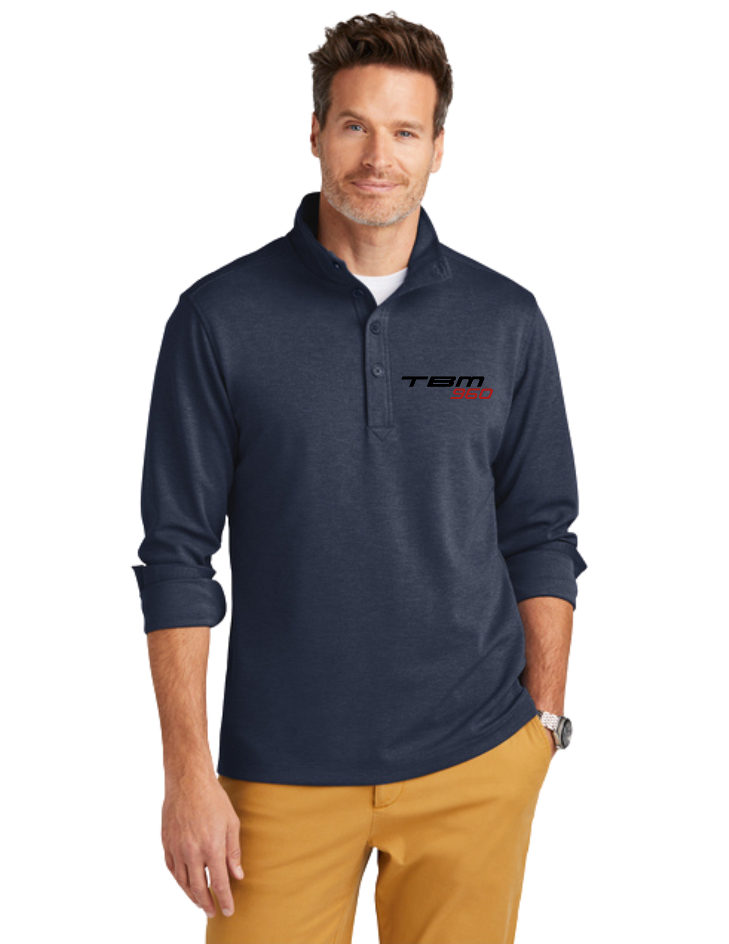 Brooks Brothers® Mid-Layer Stretch 1/2-Button