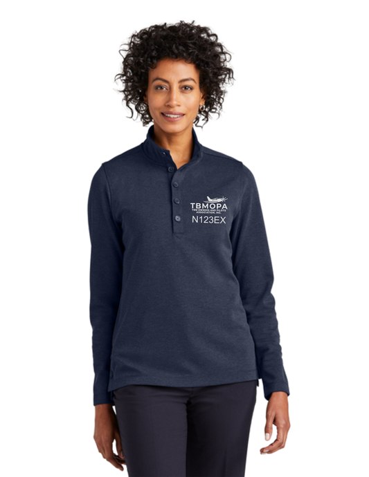Brooks Brothers® Women’s Mid-Layer Stretch 1/2-Button